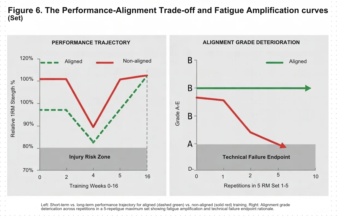 Figure 6 — Moment Arm Geometry and Inverse Dynamics Analysis across Grade A–D alignment states.